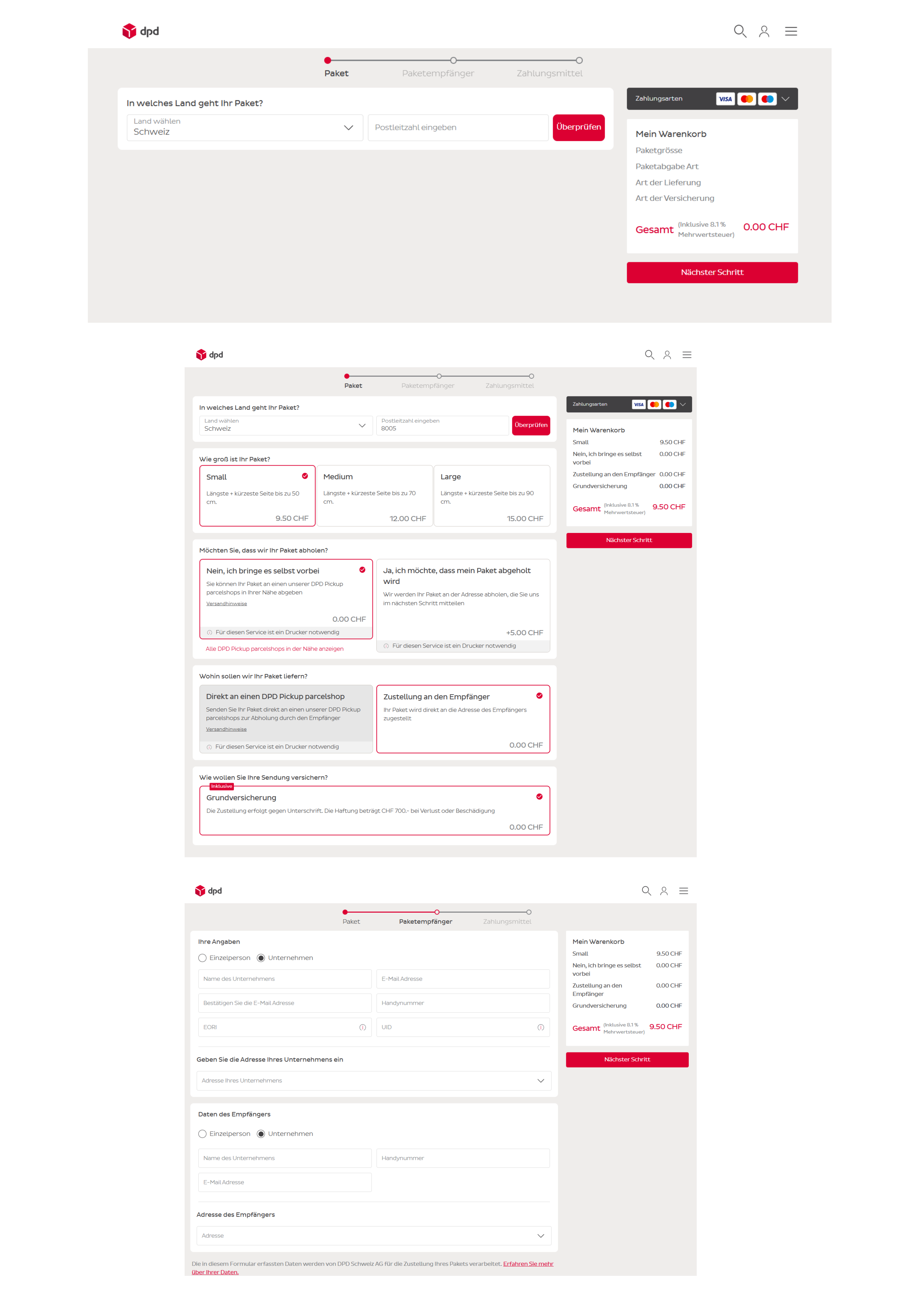 DPD Web Parcel - Portallösungen