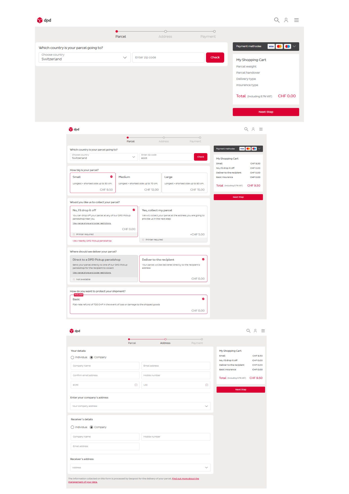 EN-DPD Web Parcel - Portallösungen