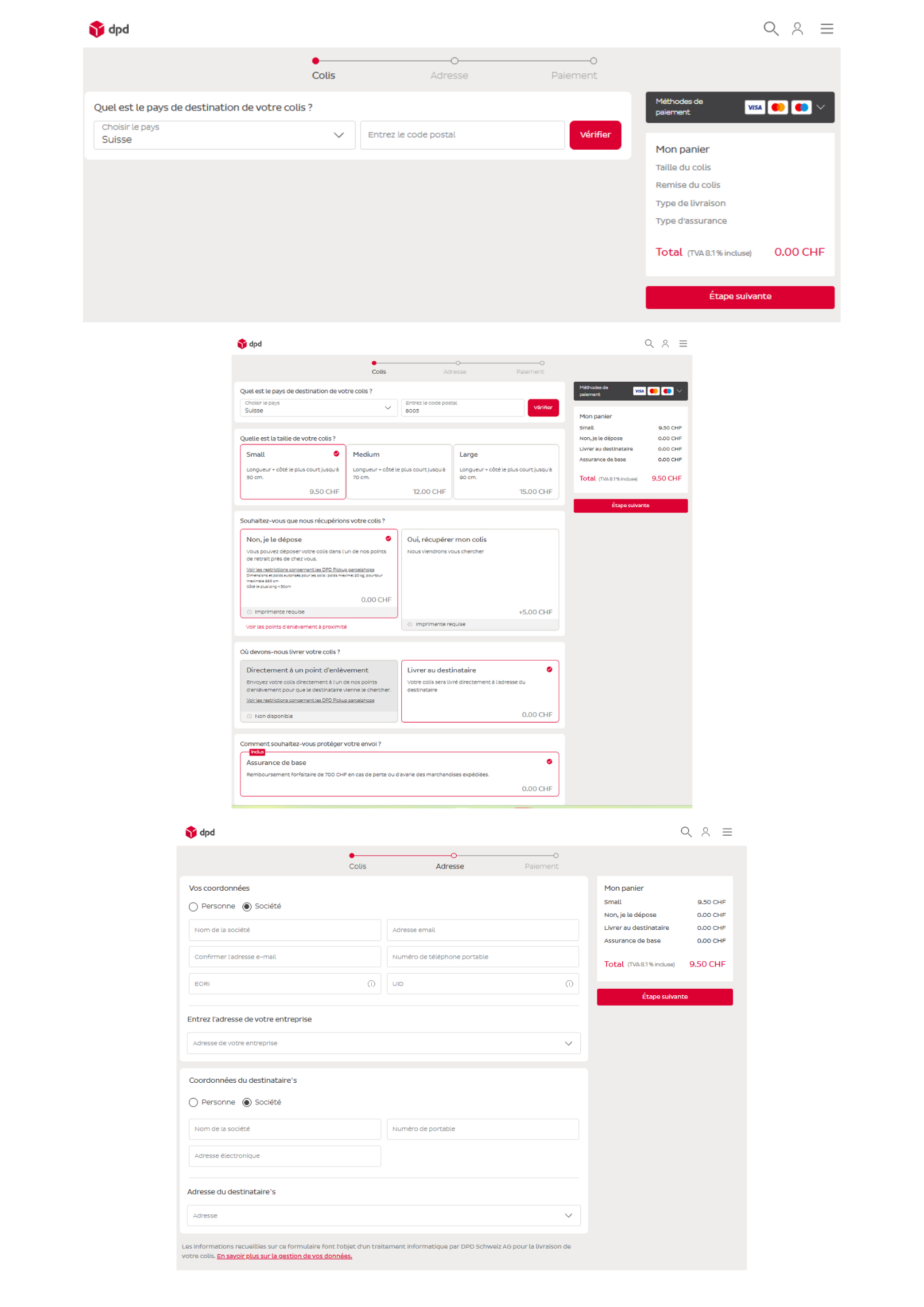 FR-DPD Web Parcel - Portallösungen