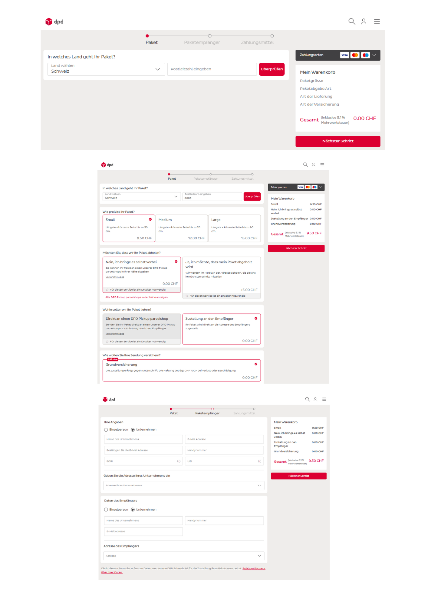 IT-DPD Web Parcel - Portallösungen