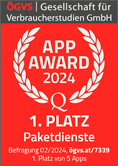 ÖGVS Award – Platz 1 für die myDPD App