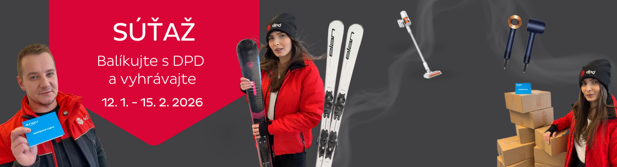 SÚŤAŽ Balíkujte s DPD a vyhrávajte 2026