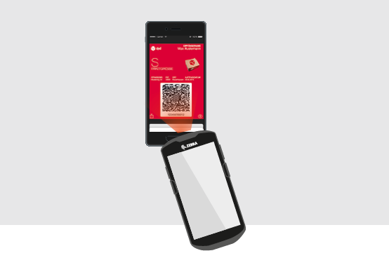 Smart Guide - Mobiler Paketschein mit QR-Code auf dem Smartphone