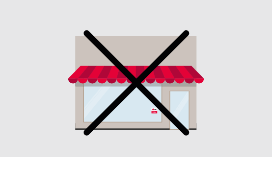 Paketshop voll