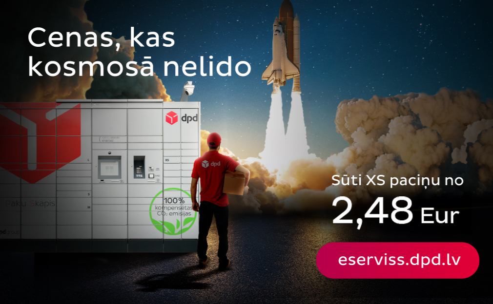 Katrs 7. sūtījums bez maksas ar DPD lojalitātes programmu