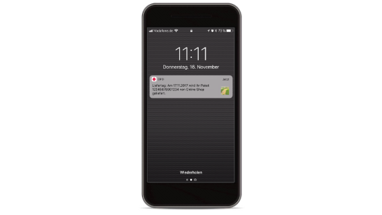 Versenden DPD E-Commerce Zustellbenachrichtigung DPD App