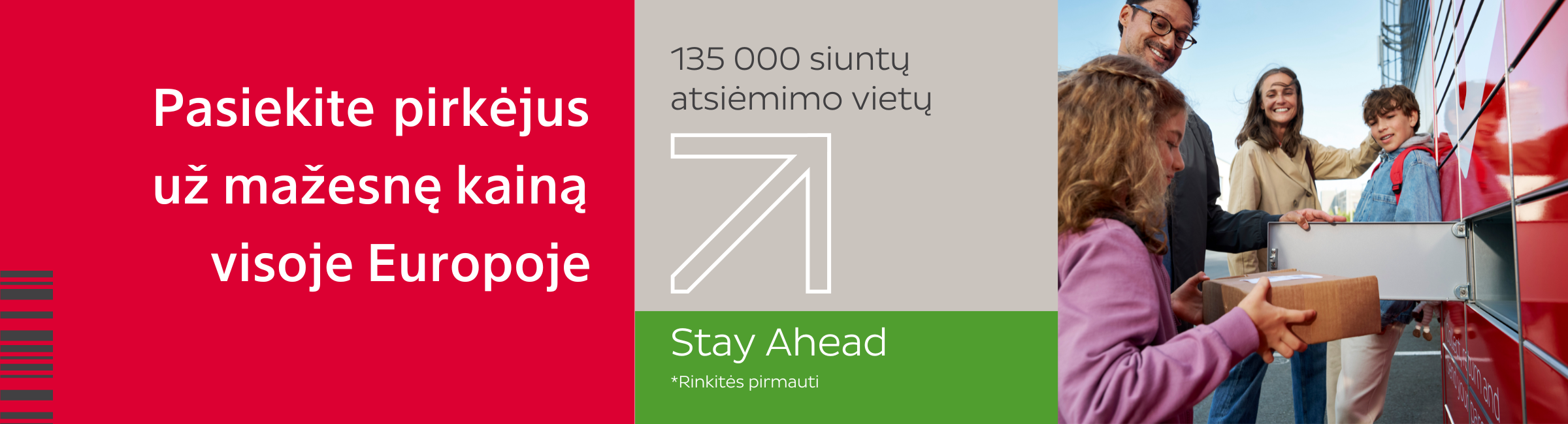 siuntu atsiemimo vietos europoje