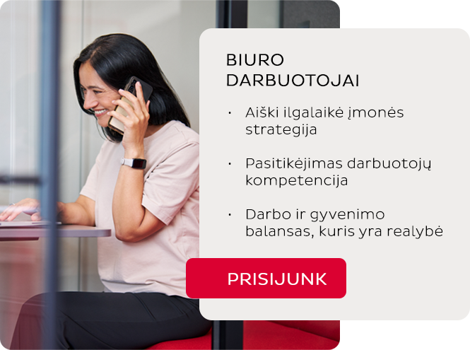biuro darbuotojai