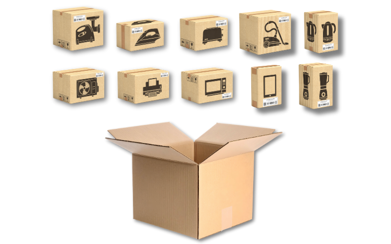 smulkios elektronikos pakavimas