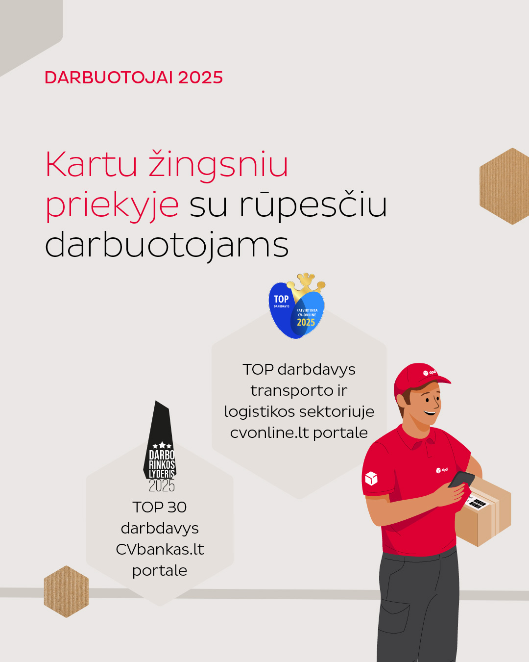 dpd tvarumo progresas