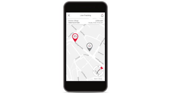 Versenden DPD E-Commerce Live-Tracking DPD App