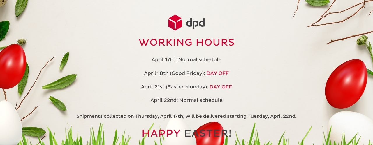 dpd easter schedule