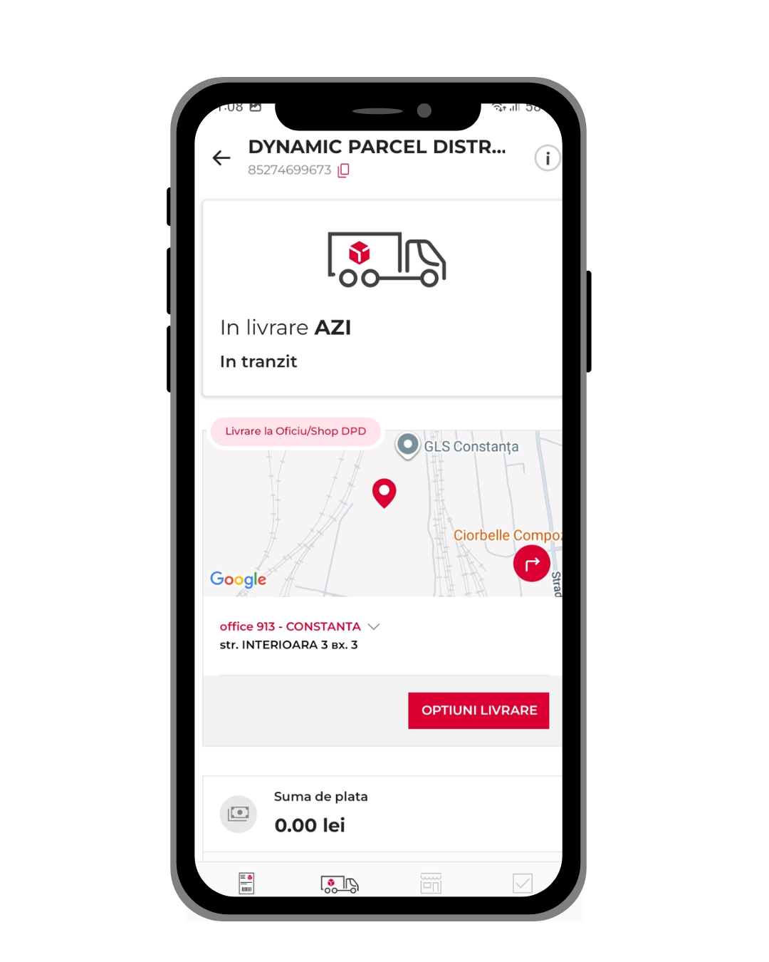 APP INFO DETALII EXPEDIERI