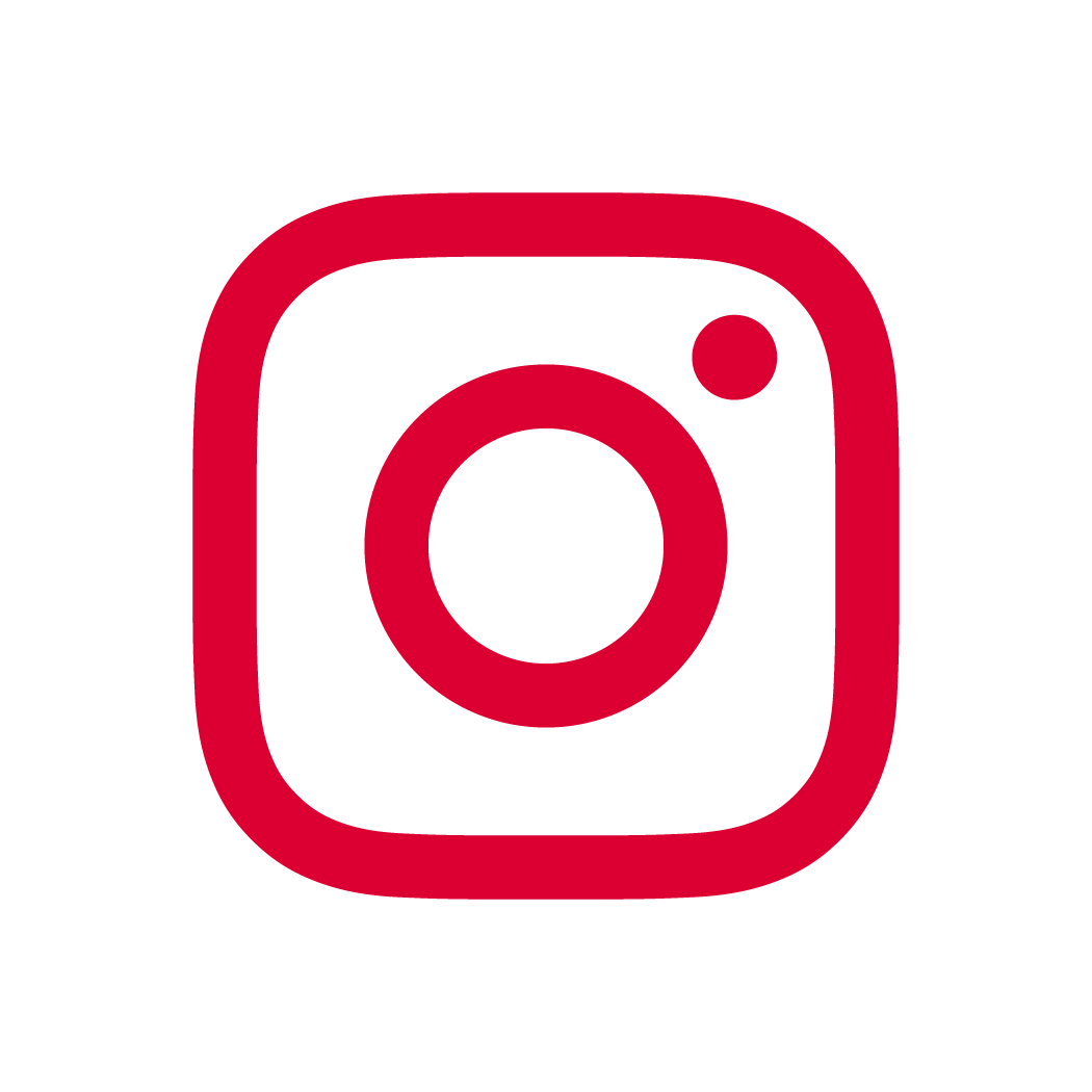 Czerwone logo Instagram