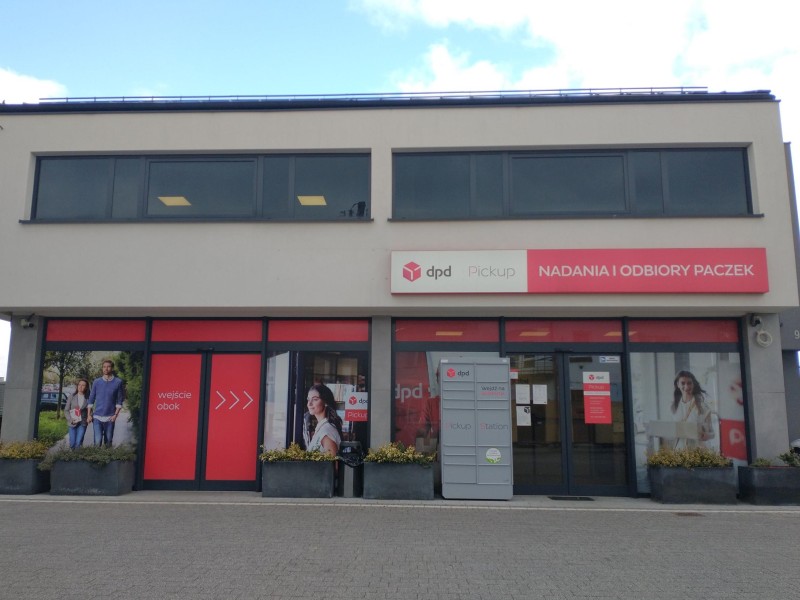 Punkt DPD Pickup: nadania i odbiory paczek, automat paczkowy.