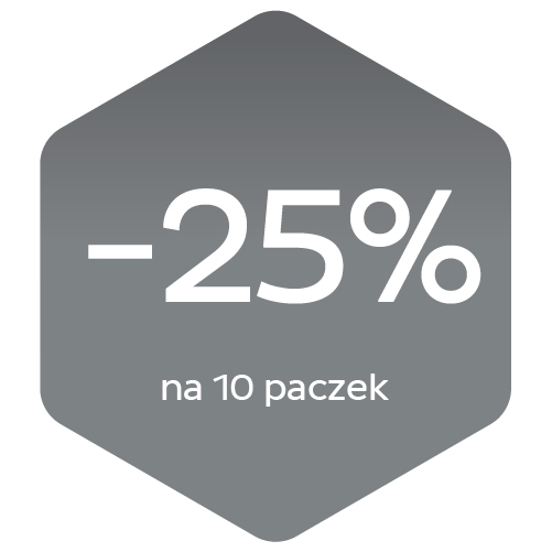 Promo -25 na 10 paczek