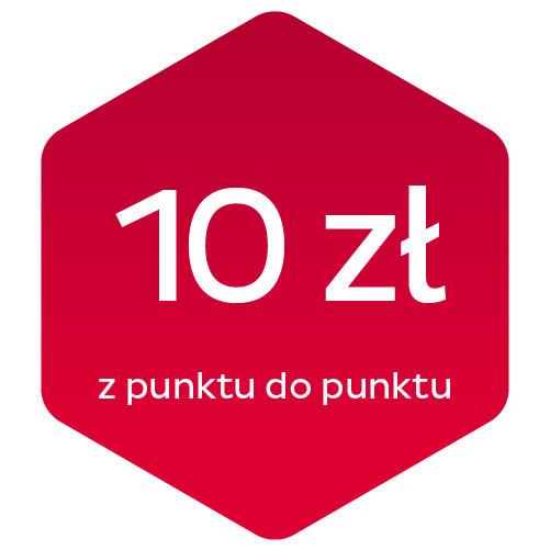 10 zł z punktu do punktu z kodem BLISKO hex