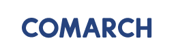 Logo Comarch - niebieskie