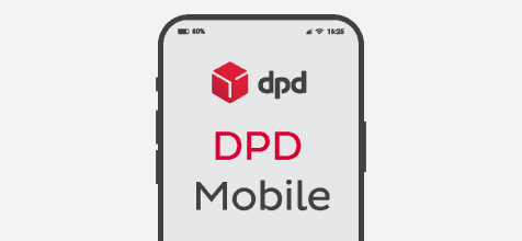 Telefon z aplikacją DPD Mobile