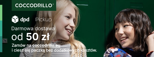 Cocodrillo banner pod rotatorem Strona Główna DPD Dwie dziewczynki się uśmiechają na zielonym tle