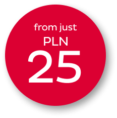 DPD Pickup Europa bąbel z ceną 25 zł