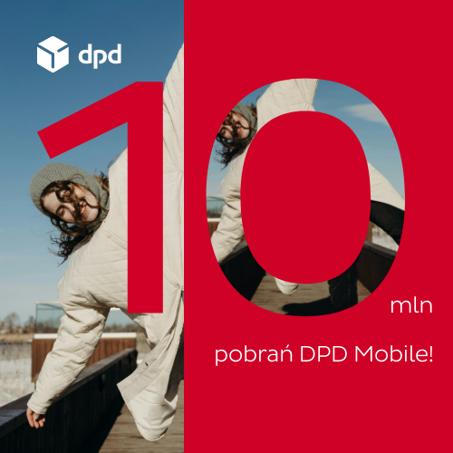 10 mln pobrań DPD Mobile