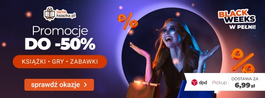 Promocje do -50% sprawdź okazję dostawa do dpd pickup 6.99 zł banner taniaksiazka