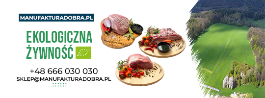 Manufakturadobra.pl banner pod rotatorem strobna główna dpd ekologiczna żywnośc z prawej łąka