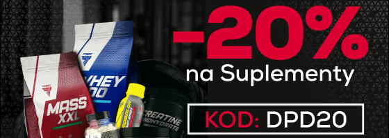 Trec Banner pod rotatorem DPD -20% na suplementy kod DPD20 darmowa dostawa z dpd pickup