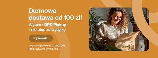 Darmowa dostawa od 100zł! Wybierz DPD Pickup i nie płać za wysyłkę sprawdź!