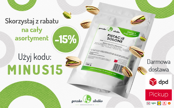 Skorzystaj z rabatu na cały asortyment -15% użyj kodu MINUS15 Darmowa dostawa DPD Pickup