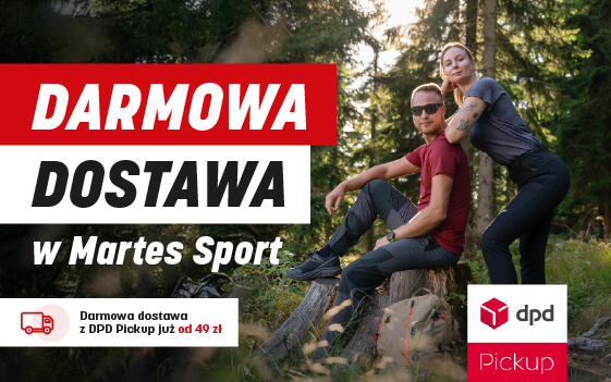 Darmowa dostawa w Martes sport DPD Pickup już od 49 zł mężczyzna i kobieta w lesie 