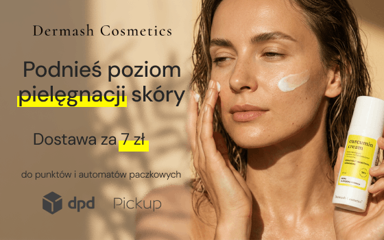 Dermash Cosmetics Podnieś poziom pielęgnacji skóry dostawy za 7zł do punktów i automatów paczkowych