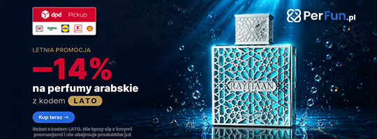 Perfun letnia promocja -14% na perfumy arabskie z kodem lato DPD Pickup