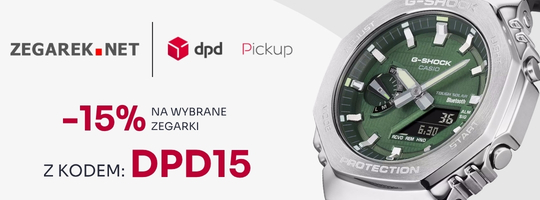 Zegarek.net DPD Pickup -15% na wybrane zegarki z kodem DPD15