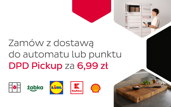 Dostawa do automatu lub punktu DPD Pickup za 6,99 zł