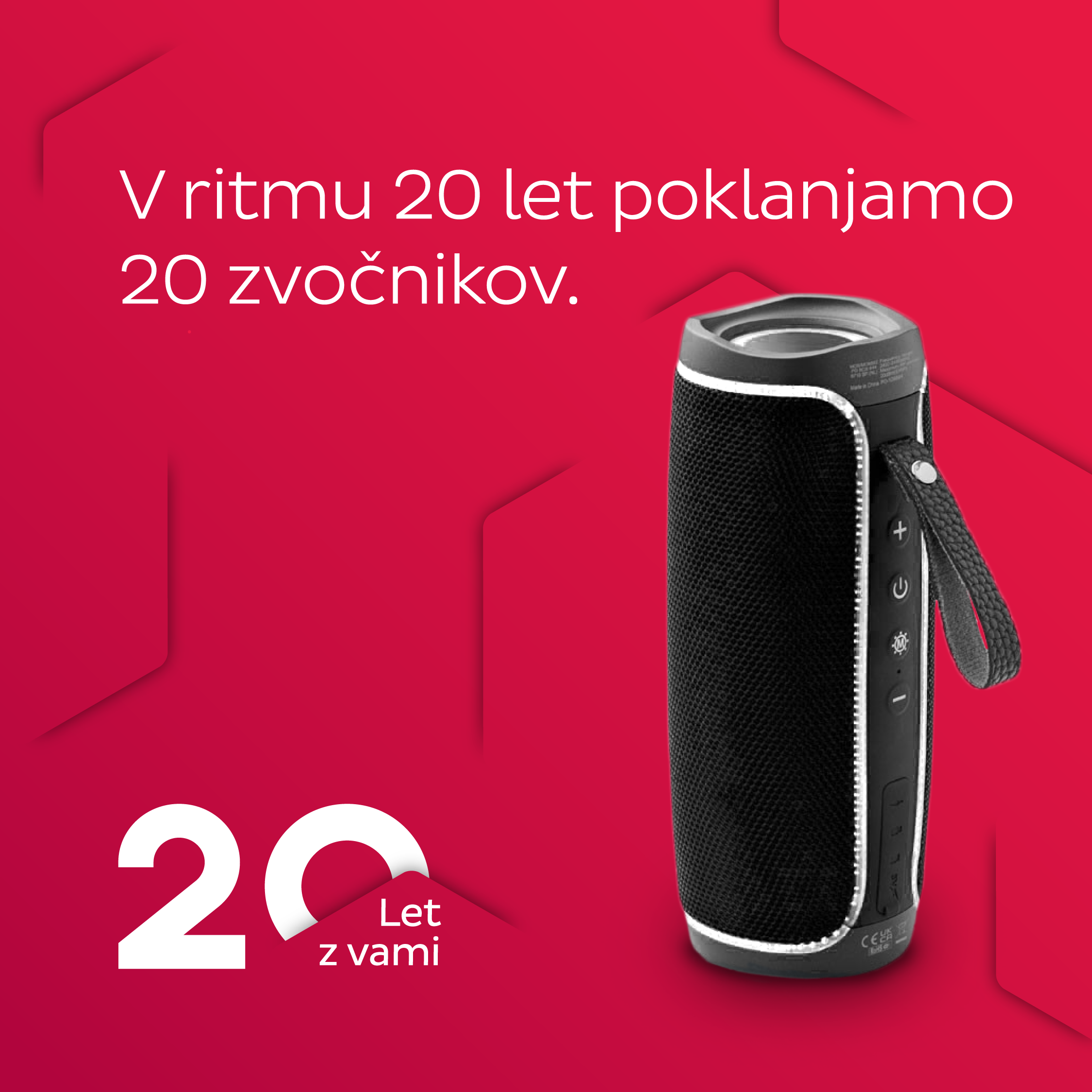 20 let vizual zvočnik