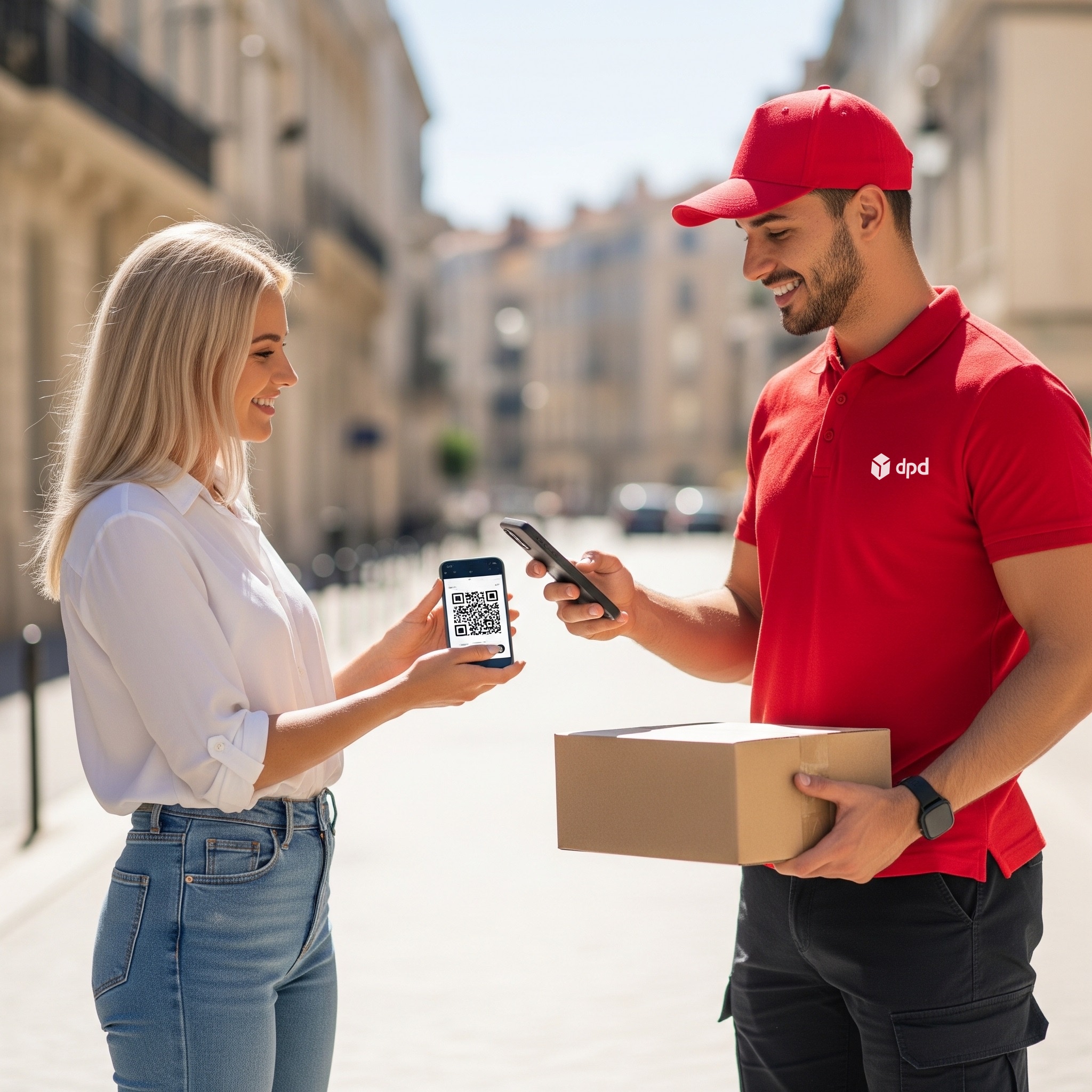 Livraison securisée par qr code