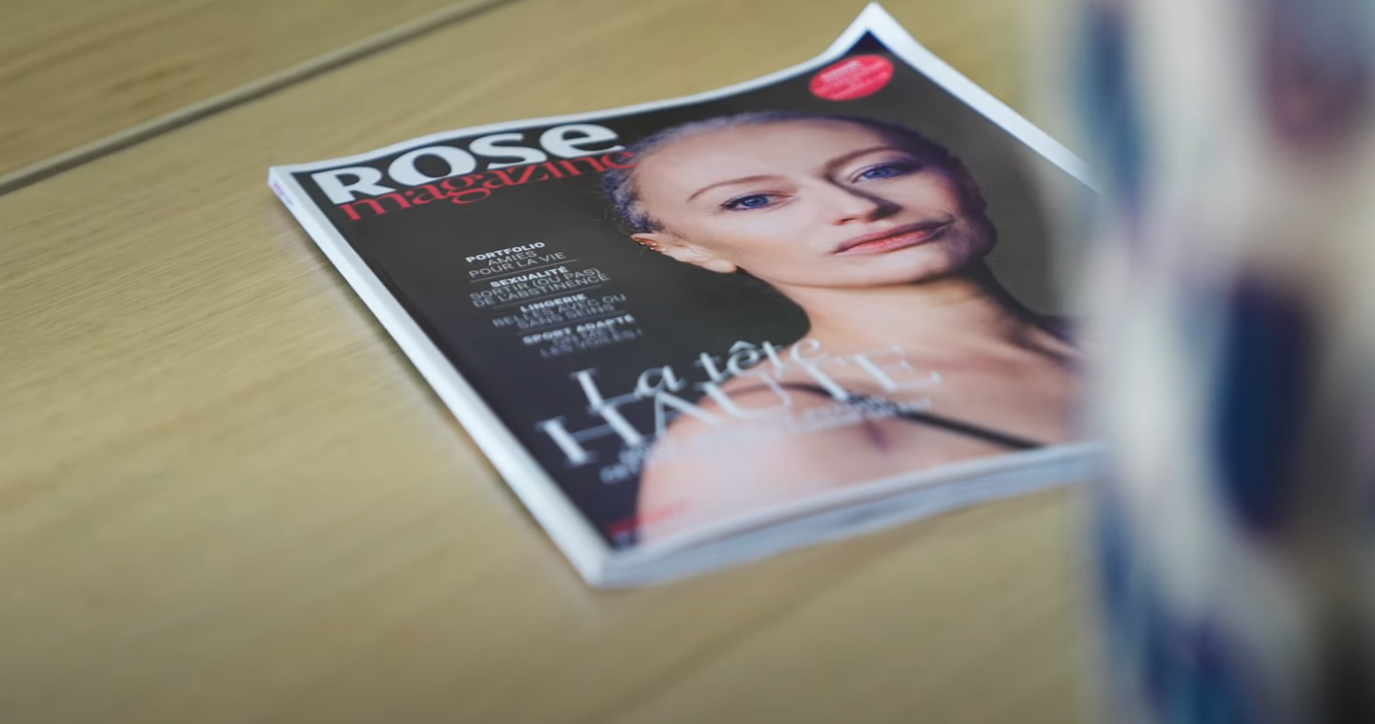 Livraison du magazine Rose
