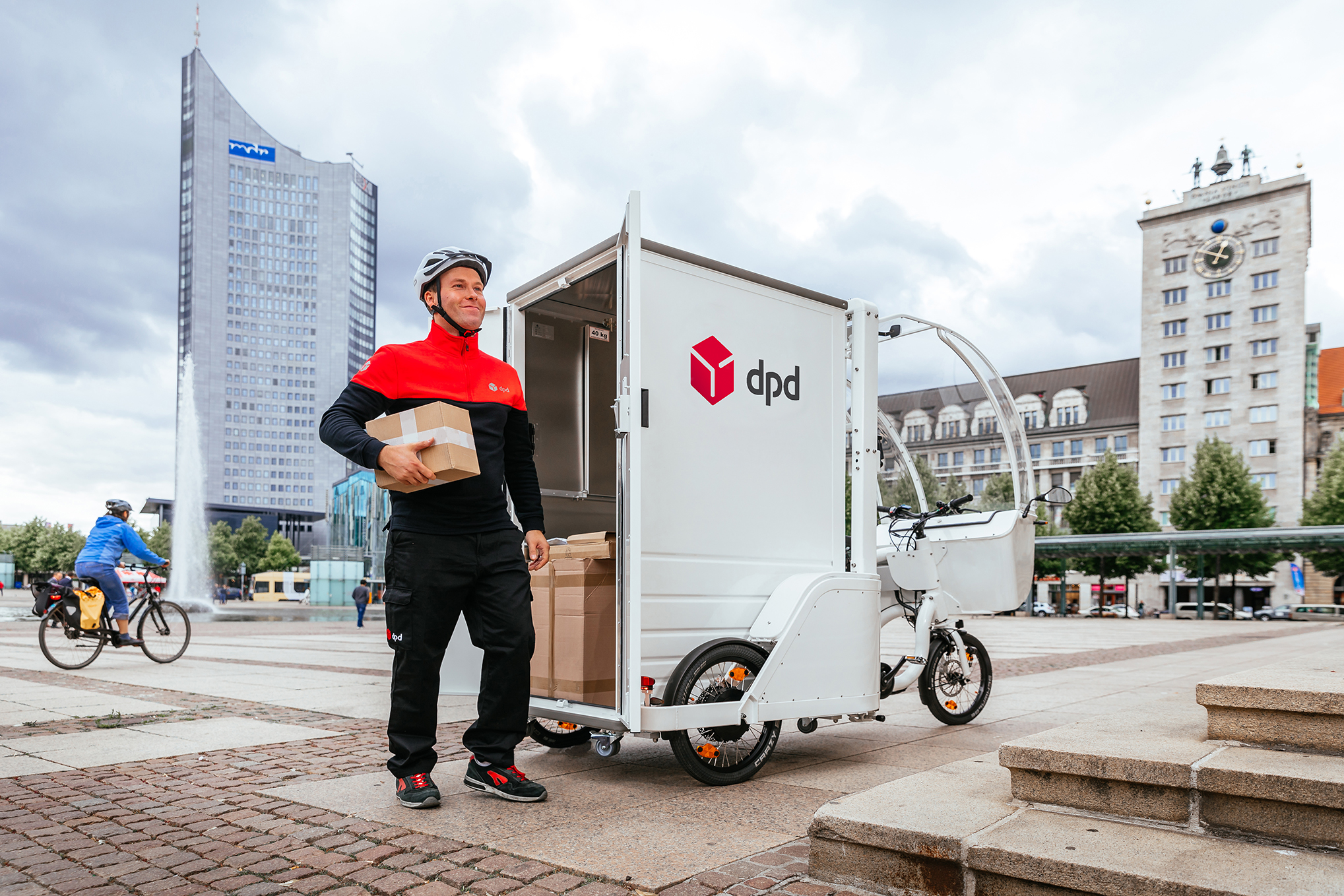 DPD setzt in Leipzig erstmals Lastenräder ein News » DPD
