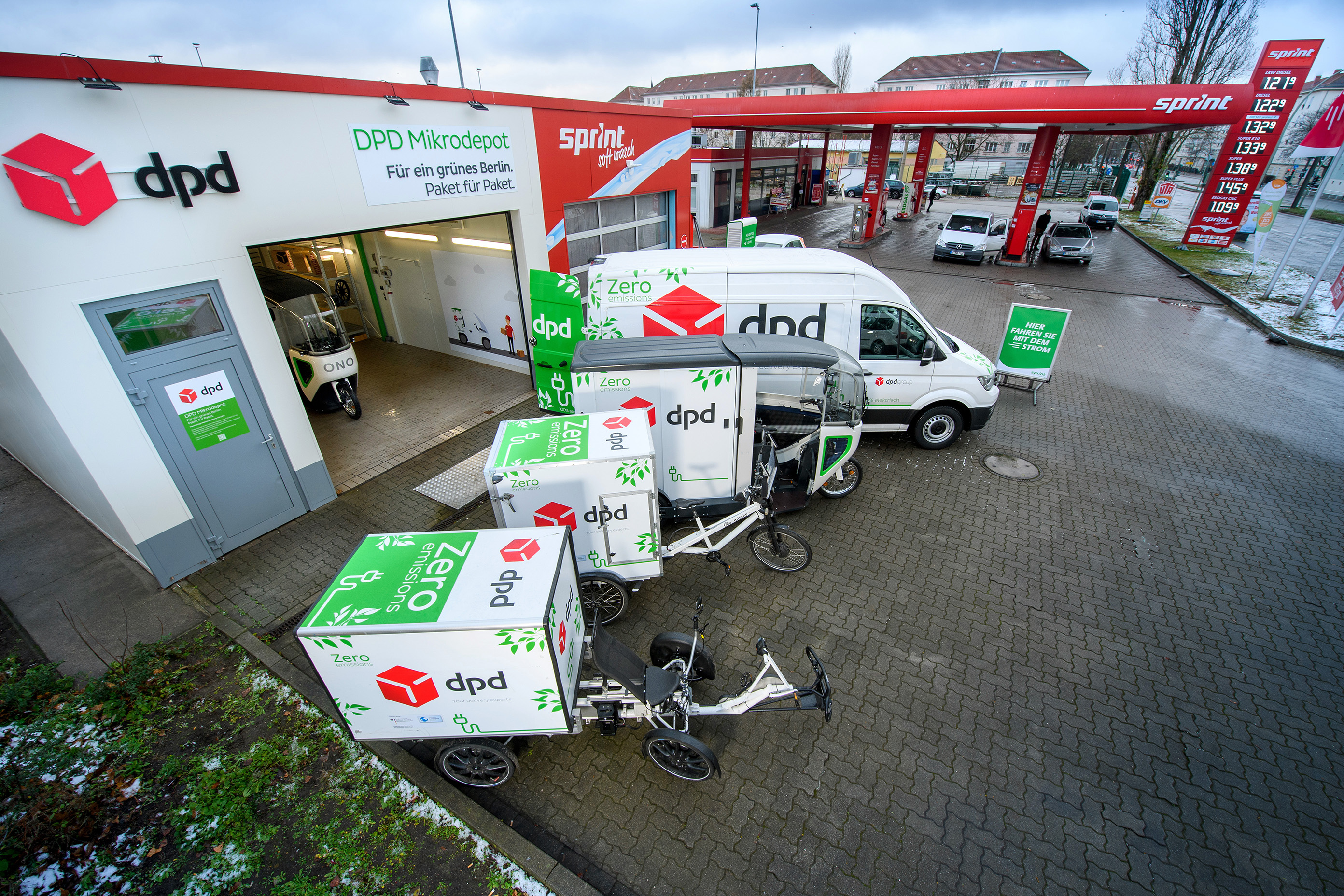 DPD startet ein Mobility-Hub in Berlin | Presse » DPD