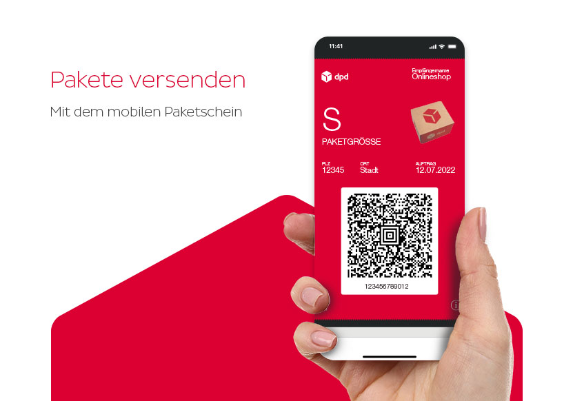 Digitaler Paketschein