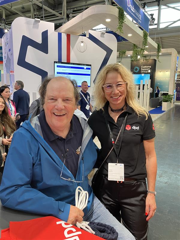 Menschen auf der Messe