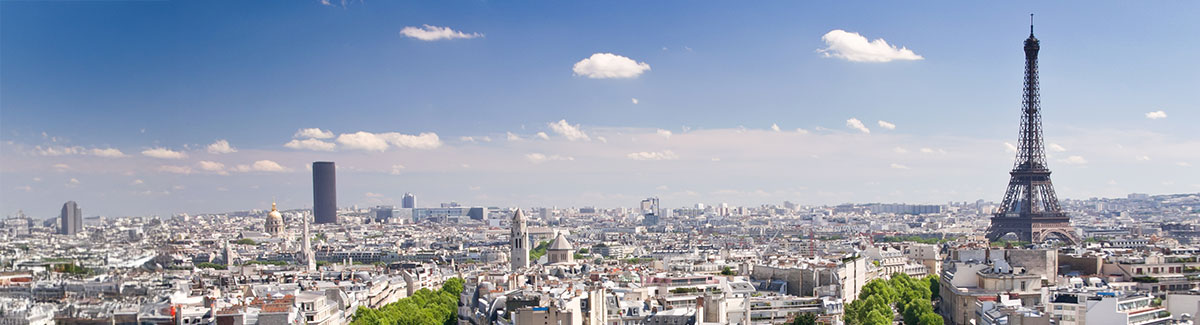 Stadt Paris von oben