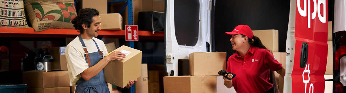 DPD Zustellung an einen Paketshop als Teil des Out-of-Home Netzwerks