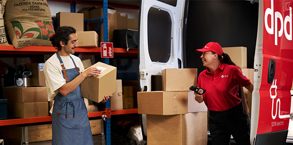 DPD Zustellung an einen Paketshop als Teil des Out-of-Home Netzwerks